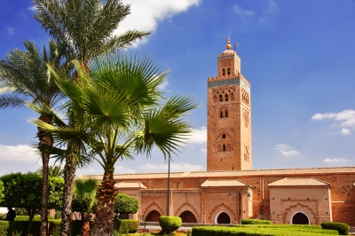 Koutoubia Moschee in Marrakesch (monticellllo / stock.adobe.com)  lizenziertes Stockfoto 
License Information available under 'Proof of Image Sources'